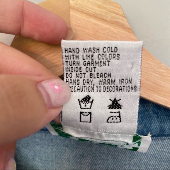 Quacker Factory Americana USA Denim Jacket in Blue SIZE 2X - Picture 4 of 12